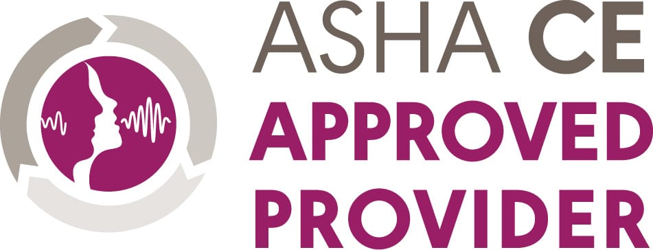 ASHA CE Approved Provider Insignia